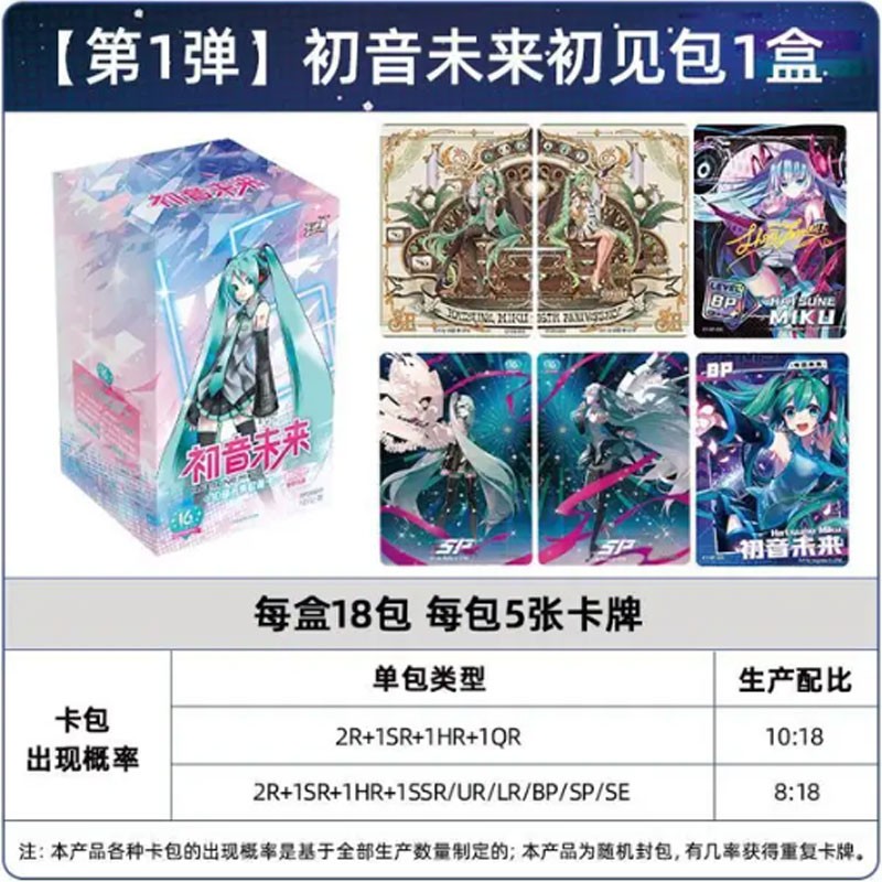 HATSUNE MIKU - KAYOU CARD - 16Th ANNIVERSARY COLLECTION X 18