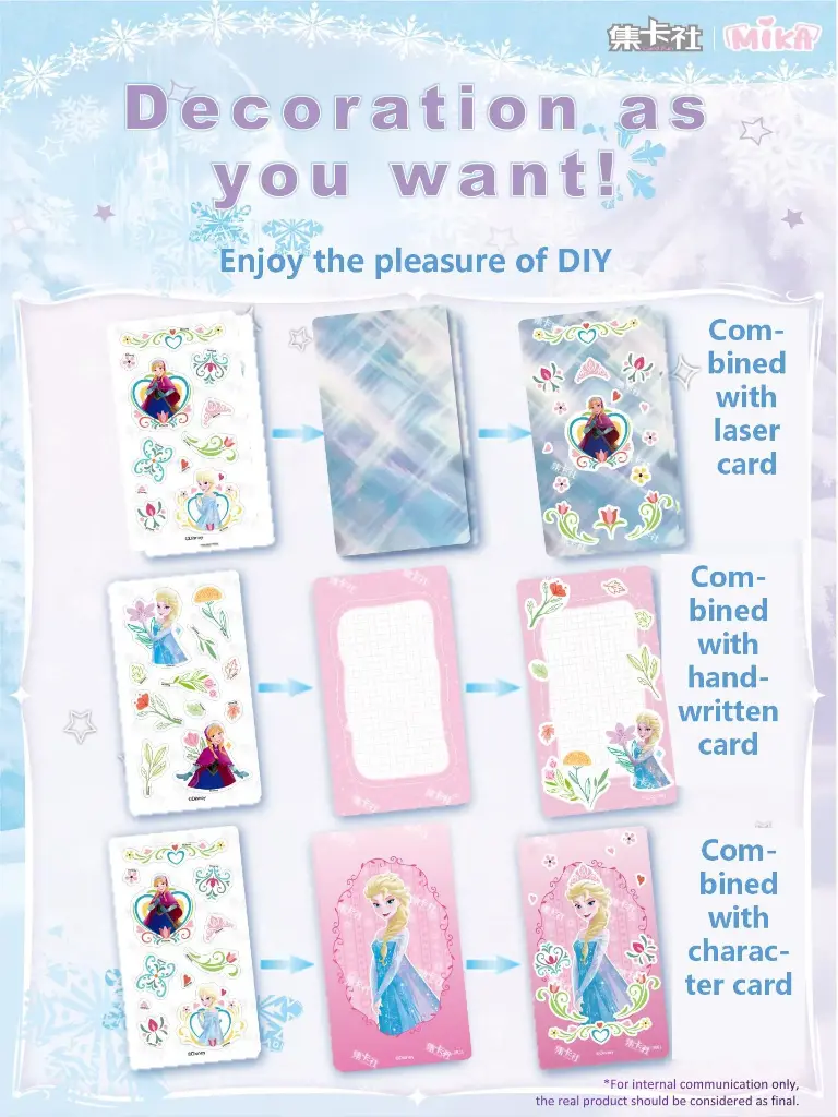 DISNEY - CARD FUN BOX - La Reine des Neiges Creative Boite 30 Boosters