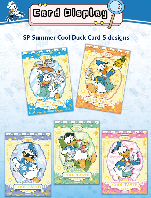 DISNEY - CARD FUN BOX - Donald Duck 90th Anniversary Boite 10 Boosters 4 cartes