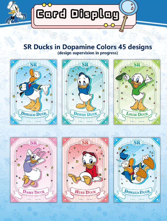 DISNEY - CARD FUN BOX - Donald Duck 90th Anniversary Boite 10 Boosters 4 cartes