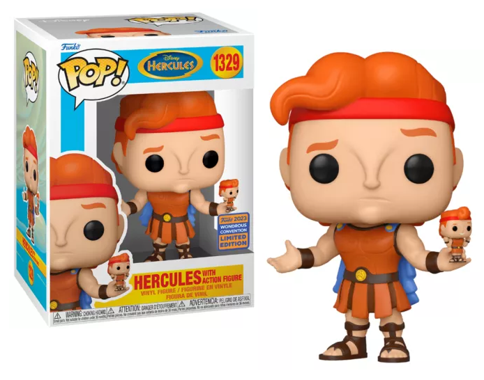 HERCULE - POP Convention N° 1329 - Hercules avec sa Figurine