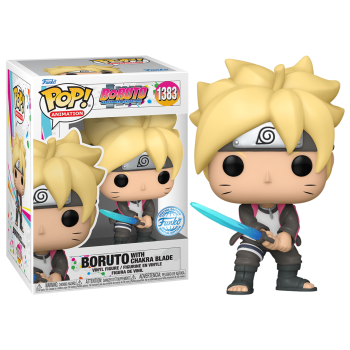 BORUTO - POP Animation N° 1383 - Boruto avec Epée de Chakra avec Chase