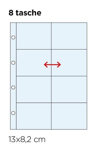 PAGE - Lot de 10 pages à 16 emplacements boosters (recto/verso)