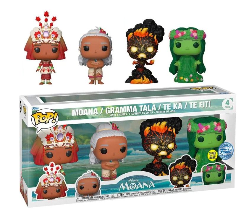 DISNEY - POP - Moana 4 PACK Sp. Edition