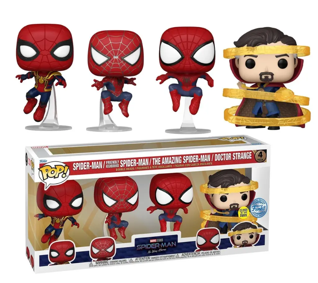 MARVEL - POP - Spiderman 4 PACK Sp. Edition