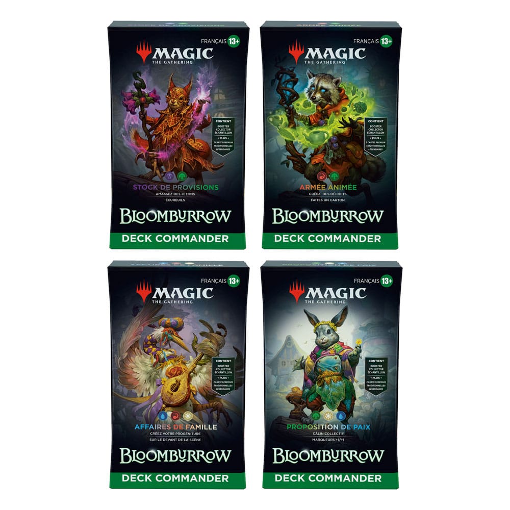 BLOMMBURROW : Decks Commander x4 (FR)