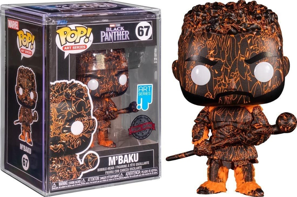 MARVEL - POP N° 67 - Black Panther M'BAKU Art Series + protection