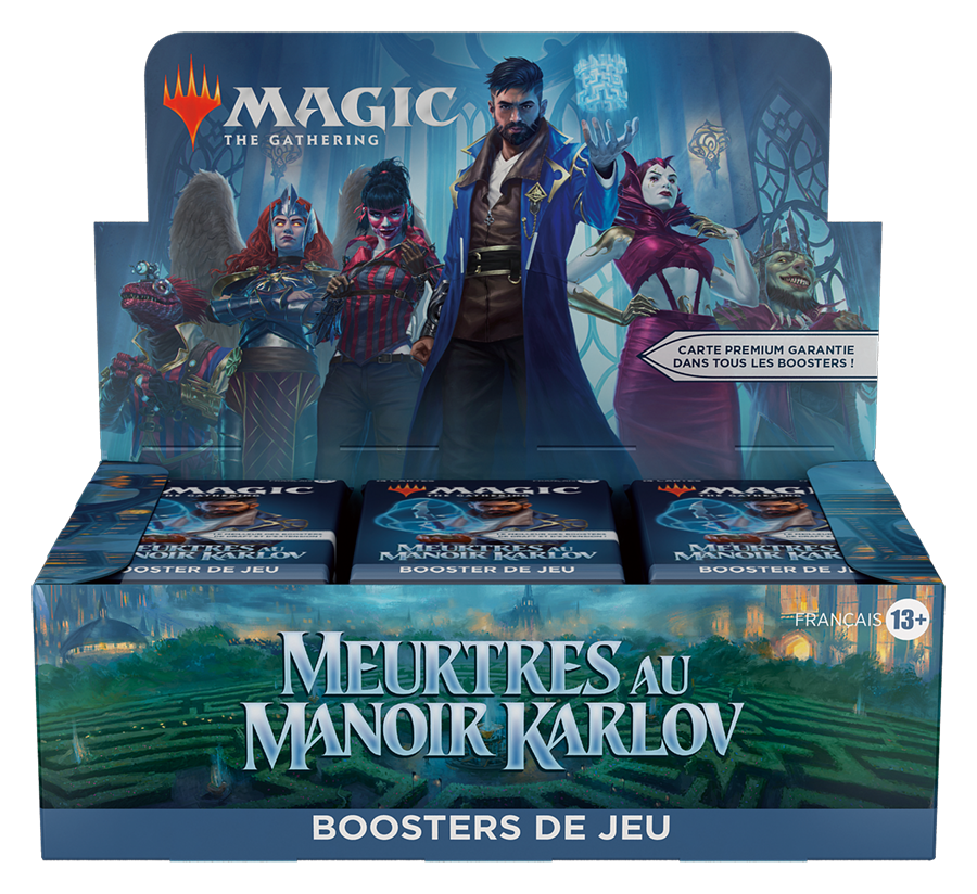 Meurtres au manoir Karlov : Boîte de boosters (FR)