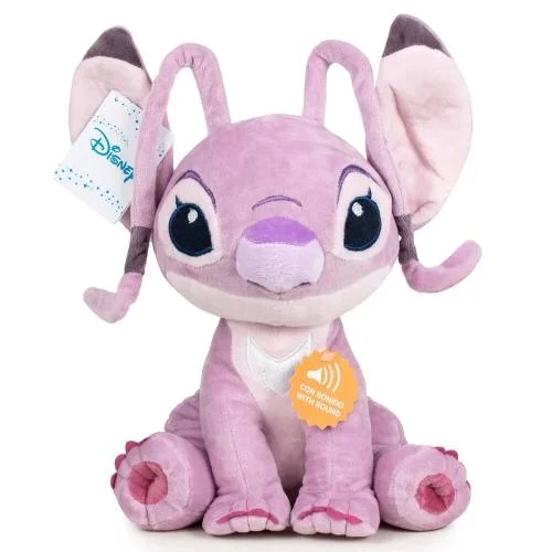 STITCH - Peluche Sonore Angel - 20cm