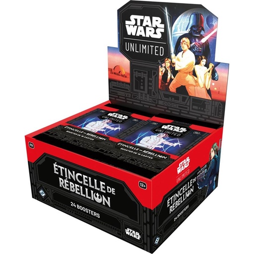 Star Wars Unlimited : Etincelle de Rébellion - Display de 24 boosters