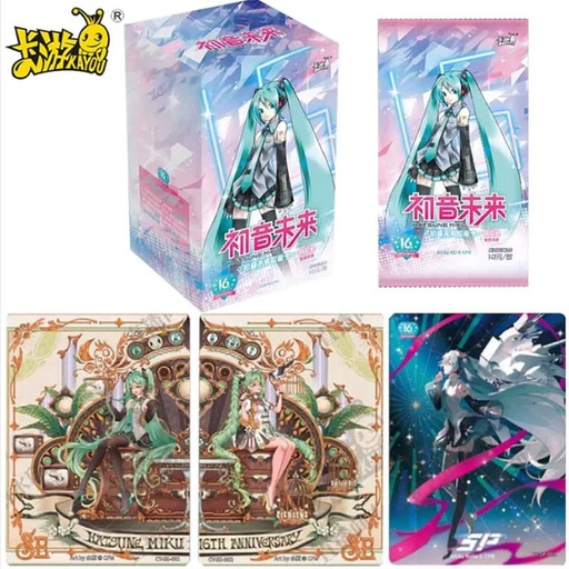 [16825] HATSUNE MIKU - KAYOU CARD - 16Th ANNIVERSARY COLLECTION X 18