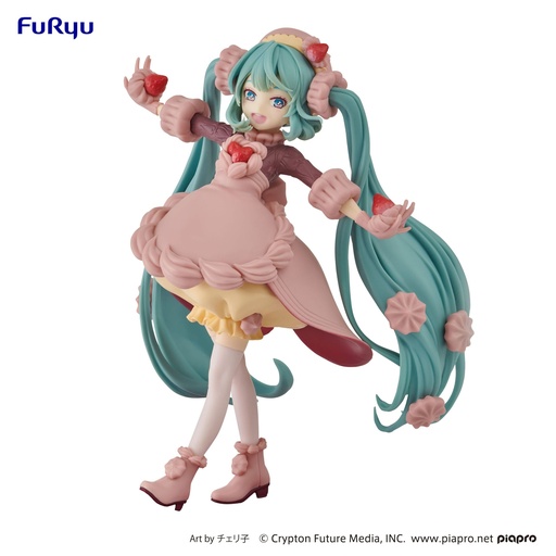 [16137] HATSUNE MIKU - SWEETS SWEETS FIGURE - Strawberry Chocolate Shortcake