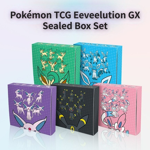 Coffret scellées Pokémon JCG Évoli GX combo - Soleil & Lune au choix x1