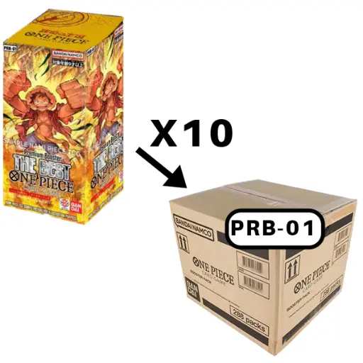 PRECO - ONE PIECE - case de 10 displays PRB 01 "The Best" (Version JAP)