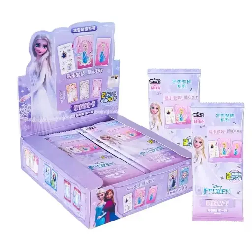 DISNEY - CARD FUN BOX - La Reine des Neiges Creative Boite 30 Boosters 5 cartes